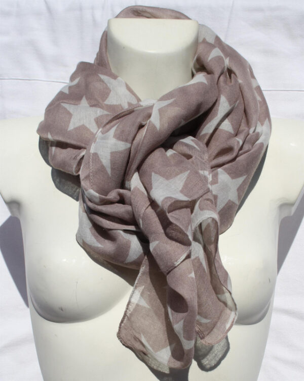 Scarf Big Star Brun 100% bomull - Bild 3